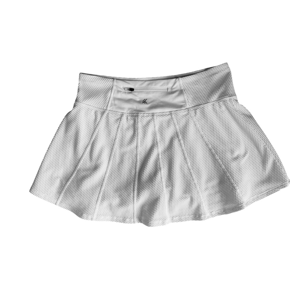 Kyodan Knit White Skort - S white knit